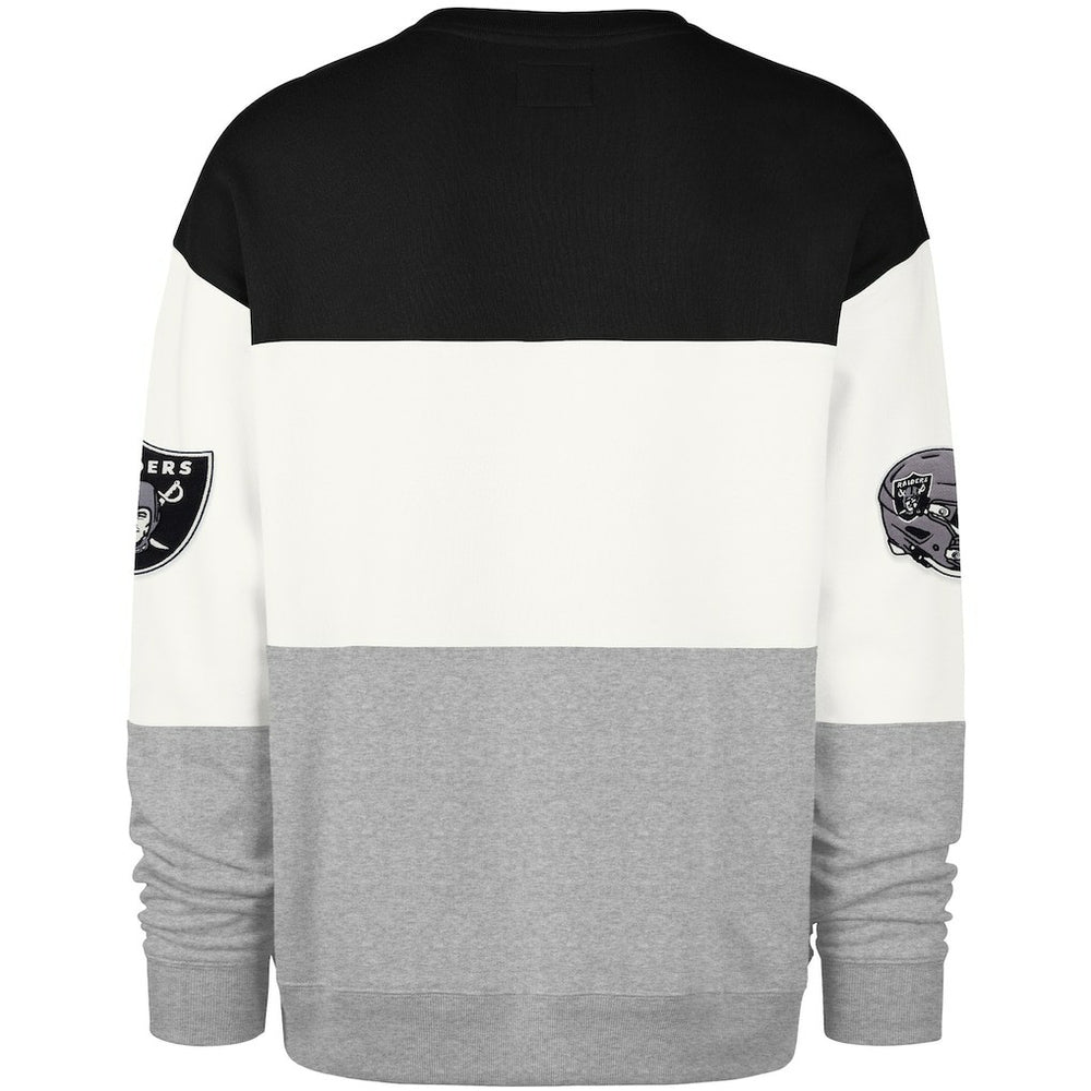 Las Vegas Raiders '47 Breeze Maximalist Sweatshirt Black/Gray - 47 brand