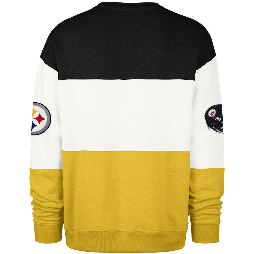 Pittsburgh Steelers '47 Breeze Maximalist Sweatshirt Black/Gold - 47 brand
