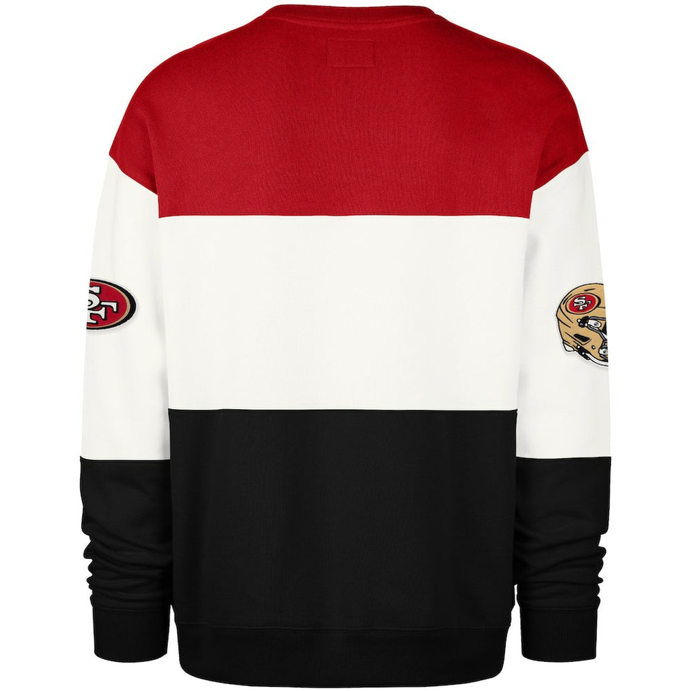 San Francisco 49ers '47 Breeze Maximalist Sweatshirt Scarlet/Black - 47 brand