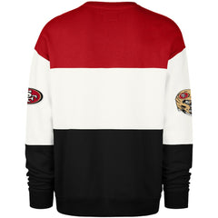 San Francisco 49ers '47 Breeze Maximalist Sweatshirt Scarlet/Black - 47 brand