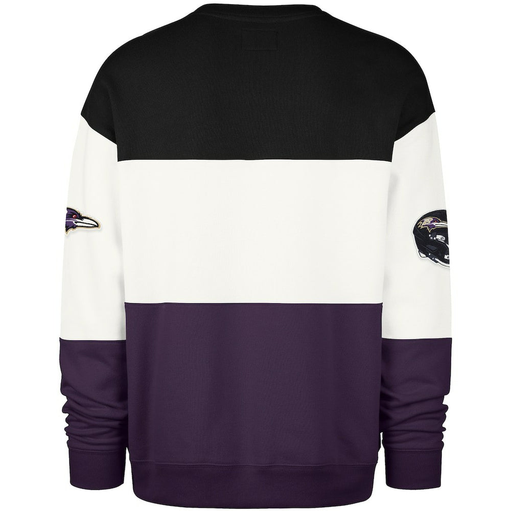 Baltimore Ravens '47 Breeze Maximalist Sweatshirt Black/Purple - 47 brand