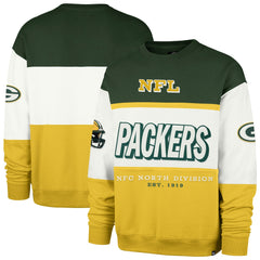 Green Bay Packers '47 Breeze Maximalist Sweatshirt Green/Gold - 47 brand