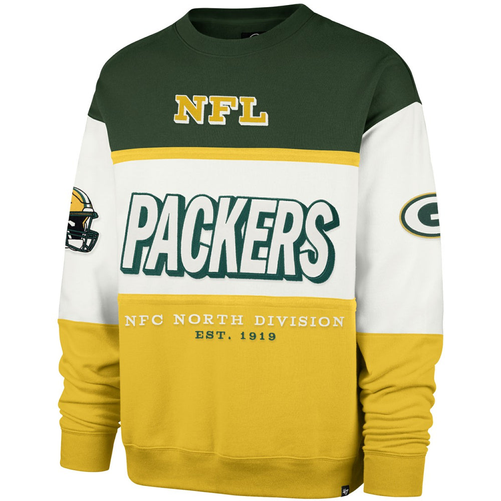 Green Bay Packers '47 Breeze Maximalist Sweatshirt Green/Gold - 47 brand