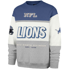 Detroit Lions '47 Breeze Maximalist Sweatshirt Blue/Gray - 47 brand