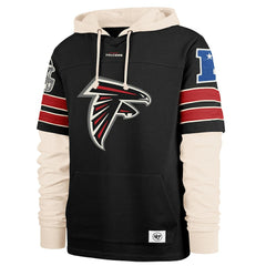 Atlanta Falcons '47 Split Zone Cornerback Duo Hoodie Black - 47 brand