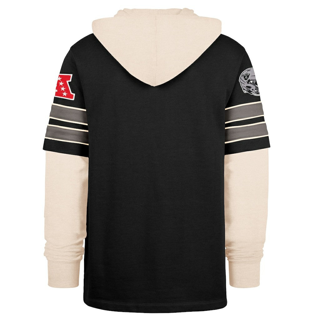 Las Vegas Raiders '47 Split Zone Cornerback Duo Hoodie Black - 47 brand