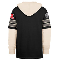 Las Vegas Raiders '47 Split Zone Cornerback Duo Hoodie Black - 47 brand