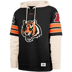 Cincinnati Bengals '47 Split Zone Cornerback Duo Hoodie Black - 47 brand