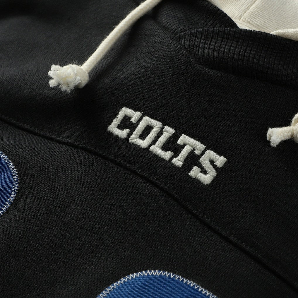 Indianapolis Colts '47 Split Zone Cornerback Duo Hoodie Black - 47 brand