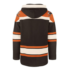 Cleveland Browns '47 Throwback Superior Lacer Hoodie Brown - 47 brand