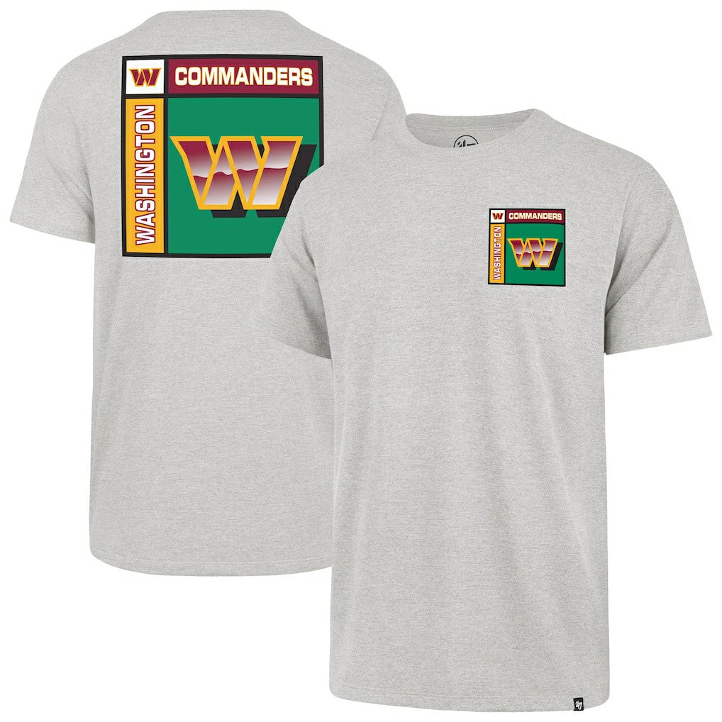 Washington Commanders '47 Chrome Plate Franklin T-Shirt Gray - 47 brand