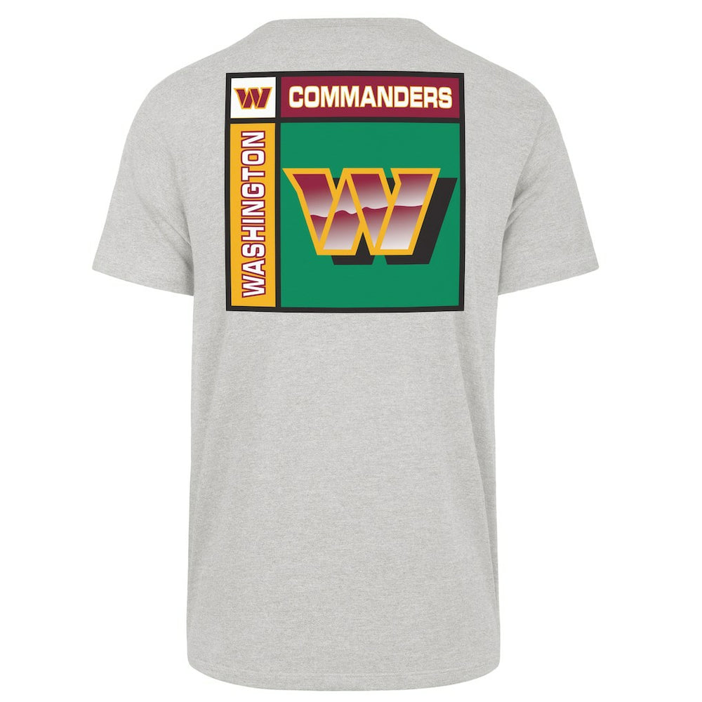 Washington Commanders '47 Chrome Plate Franklin T-Shirt Gray - 47 brand