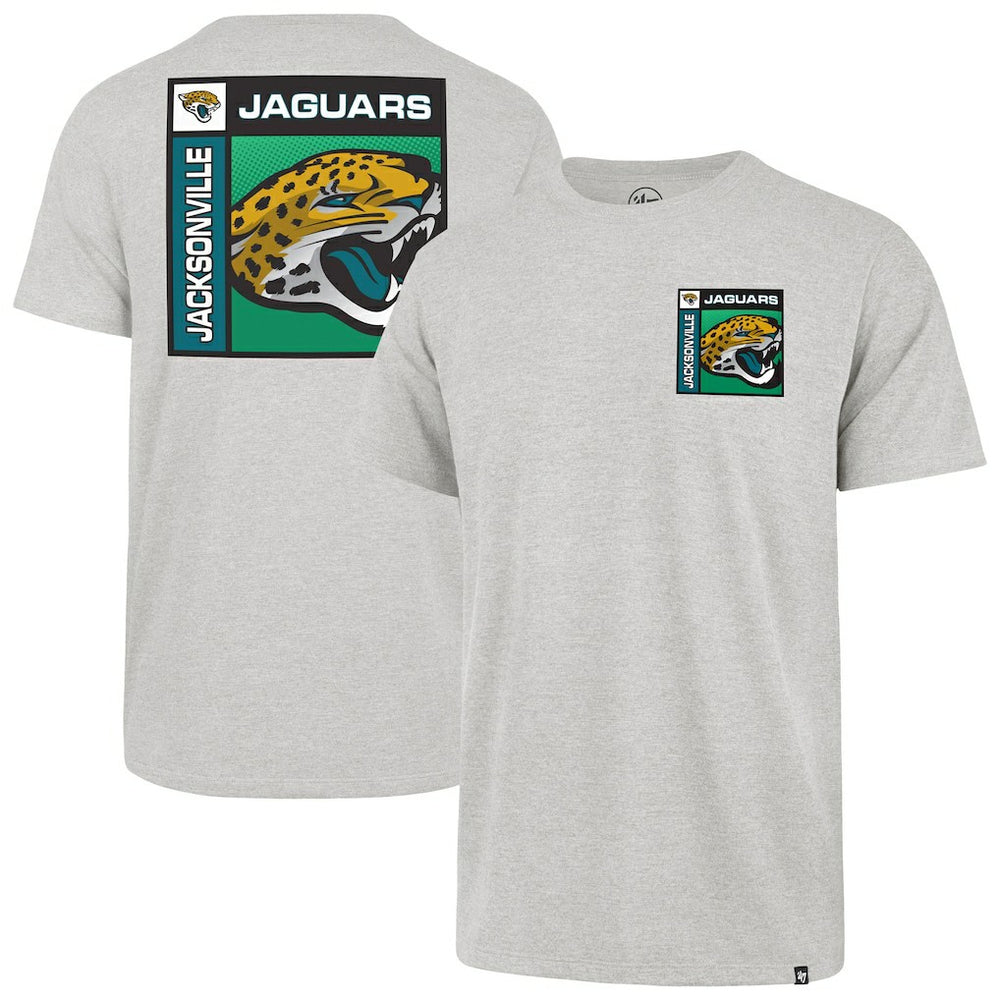 Jacksonville Jaguars '47 Chrome Plate Franklin T-Shirt Gray - 47 brand