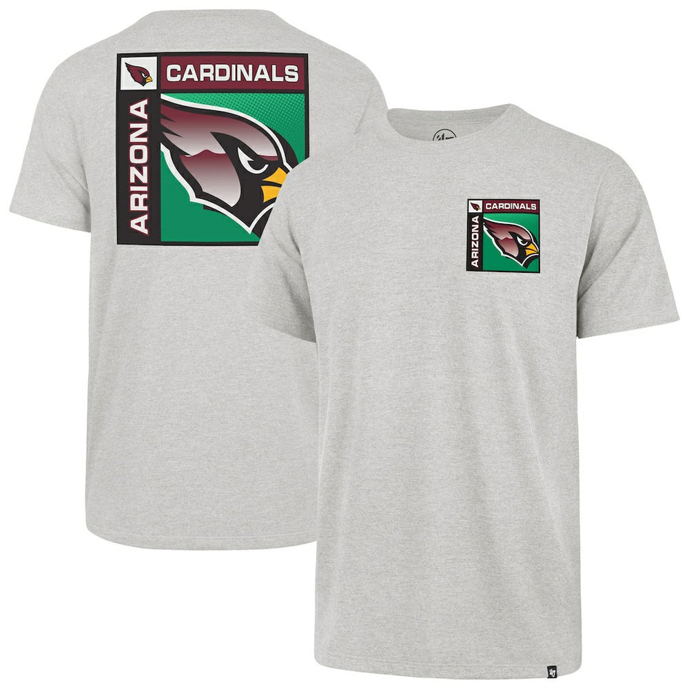 Arizona Cardinals '47 Chrome Plate Franklin T-Shirt Gray - 47 brand