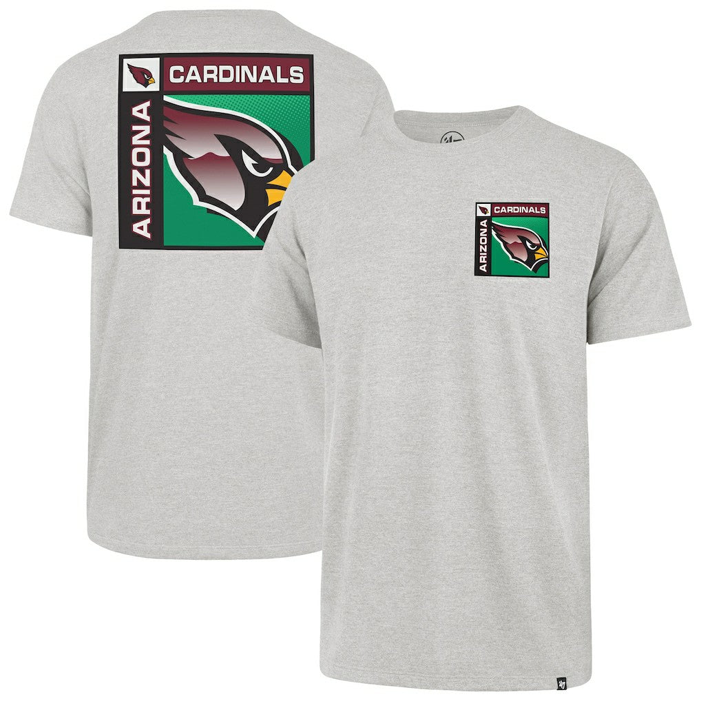 Arizona Cardinals '47 Chrome Plate Franklin T-Shirt Gray - 47 brand