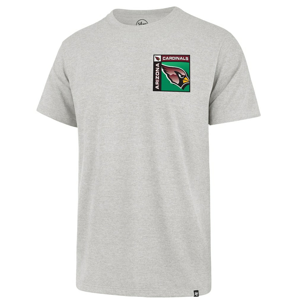 Arizona Cardinals '47 Chrome Plate Franklin T-Shirt Gray - 47 brand