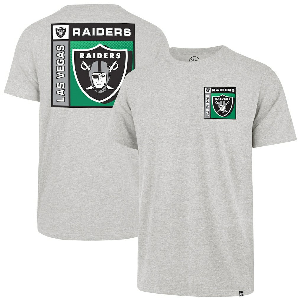 Las Vegas Raiders '47 Chrome Plate Franklin T-Shirt Gray - 47 brand