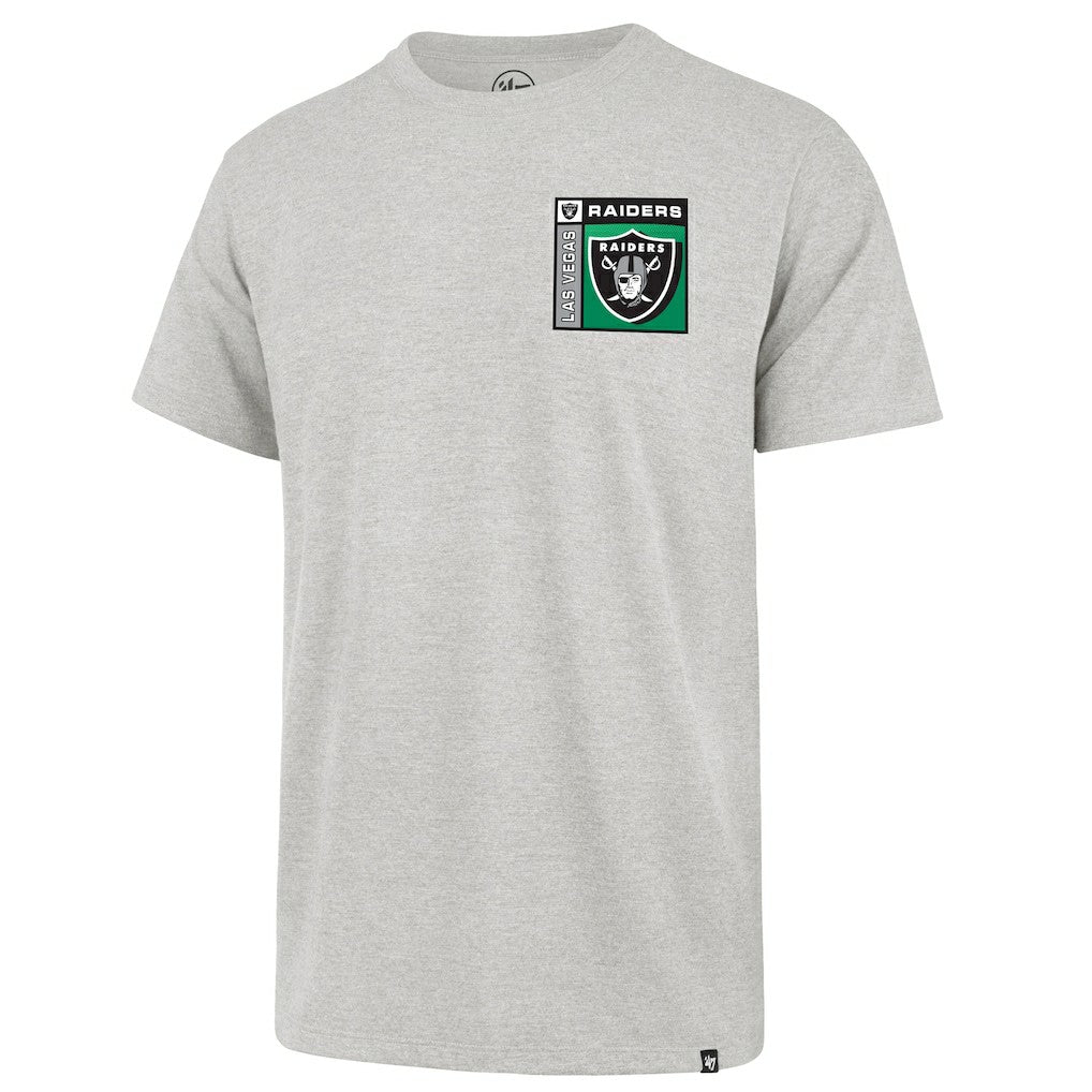 Las Vegas Raiders '47 Chrome Plate Franklin T-Shirt Gray - 47 brand