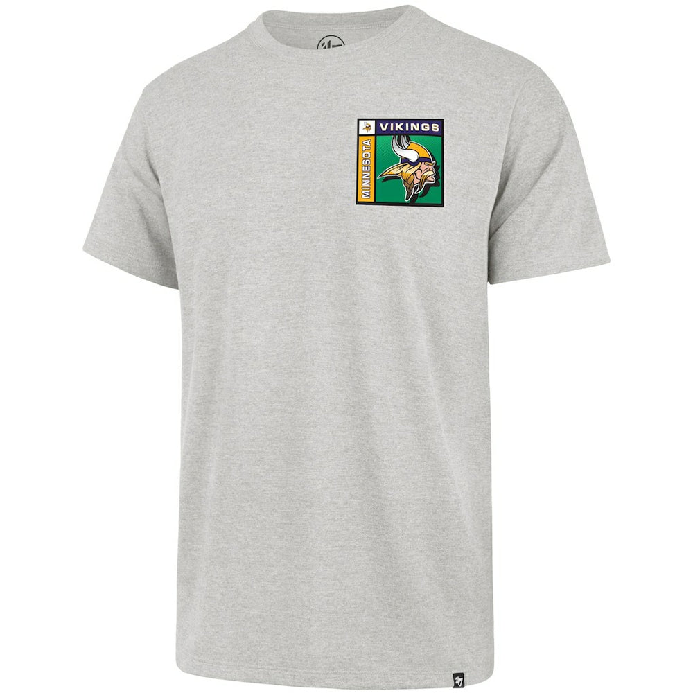Minnesota Vikings '47 Chrome Plate Franklin T-Shirt Gray - 47 brand
