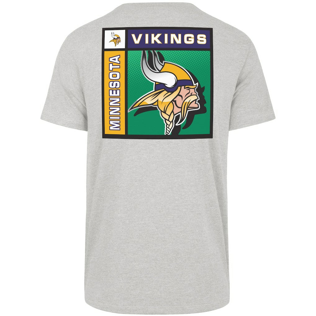 Minnesota Vikings '47 Chrome Plate Franklin T-Shirt Gray - 47 brand