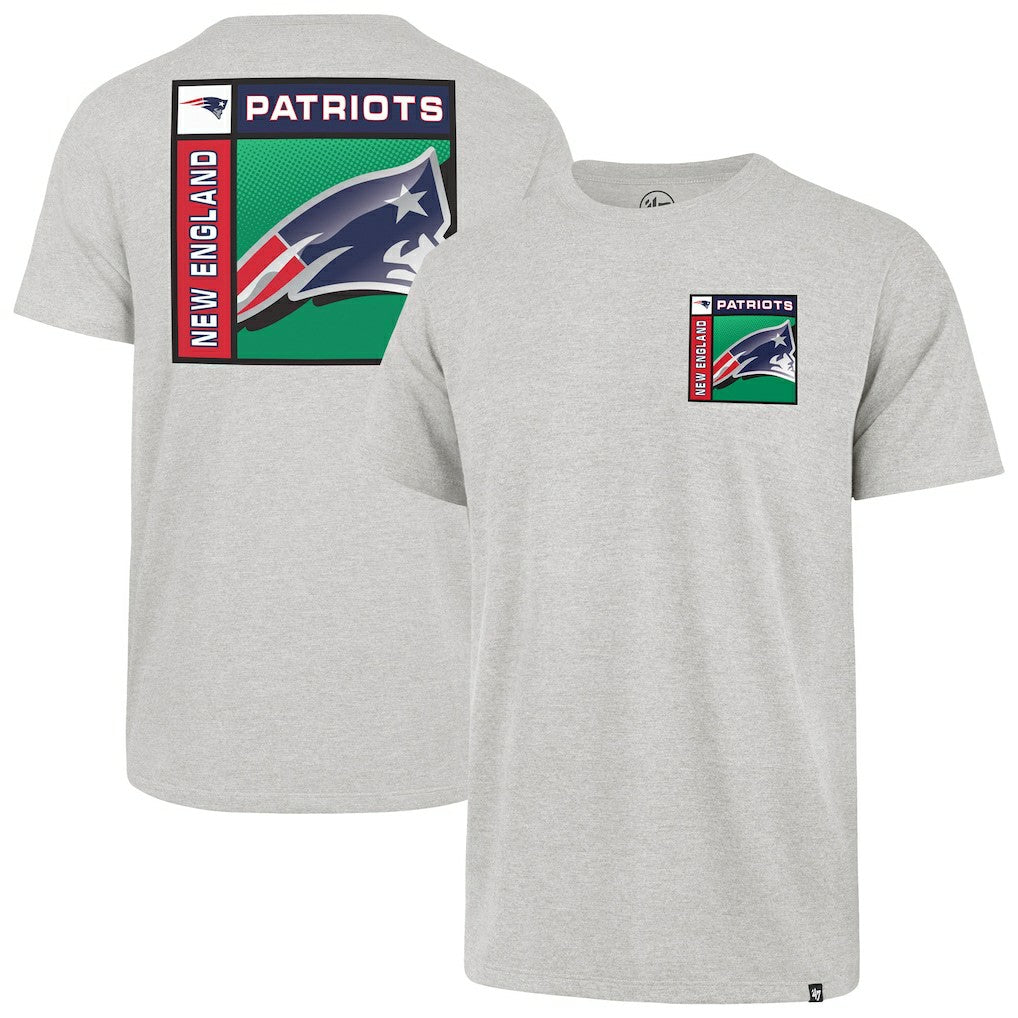 New England Patriots '47 Chrome Plate Franklin T-Shirt Gray - 47 brand