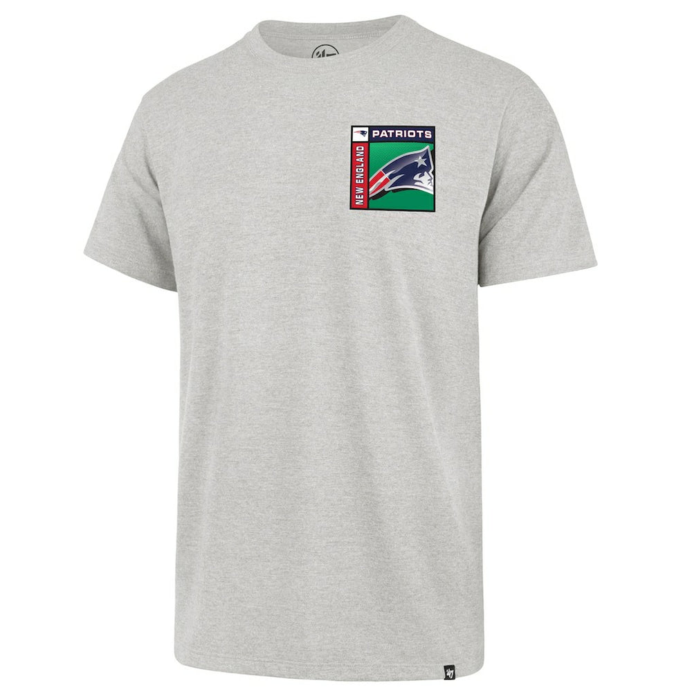 New England Patriots '47 Chrome Plate Franklin T-Shirt Gray - 47 brand