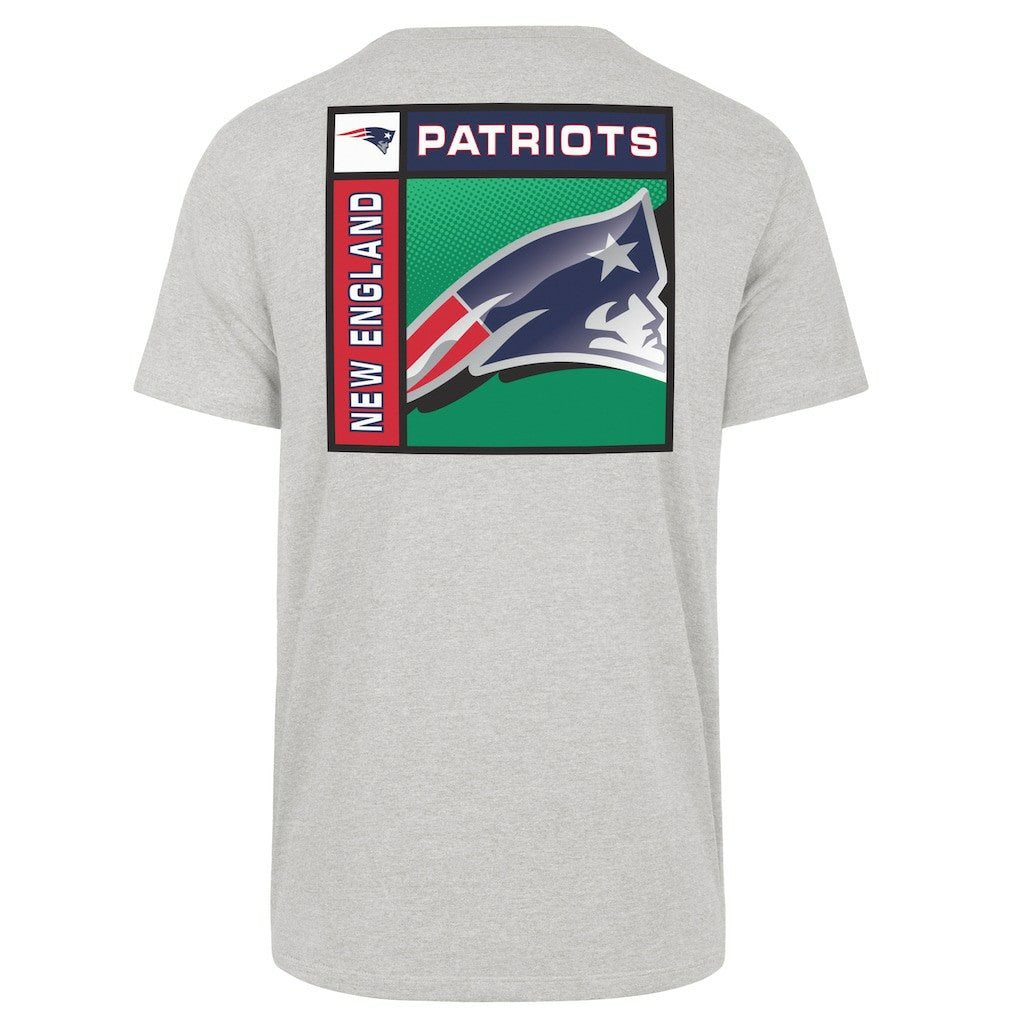 New England Patriots '47 Chrome Plate Franklin T-Shirt Gray - 47 brand