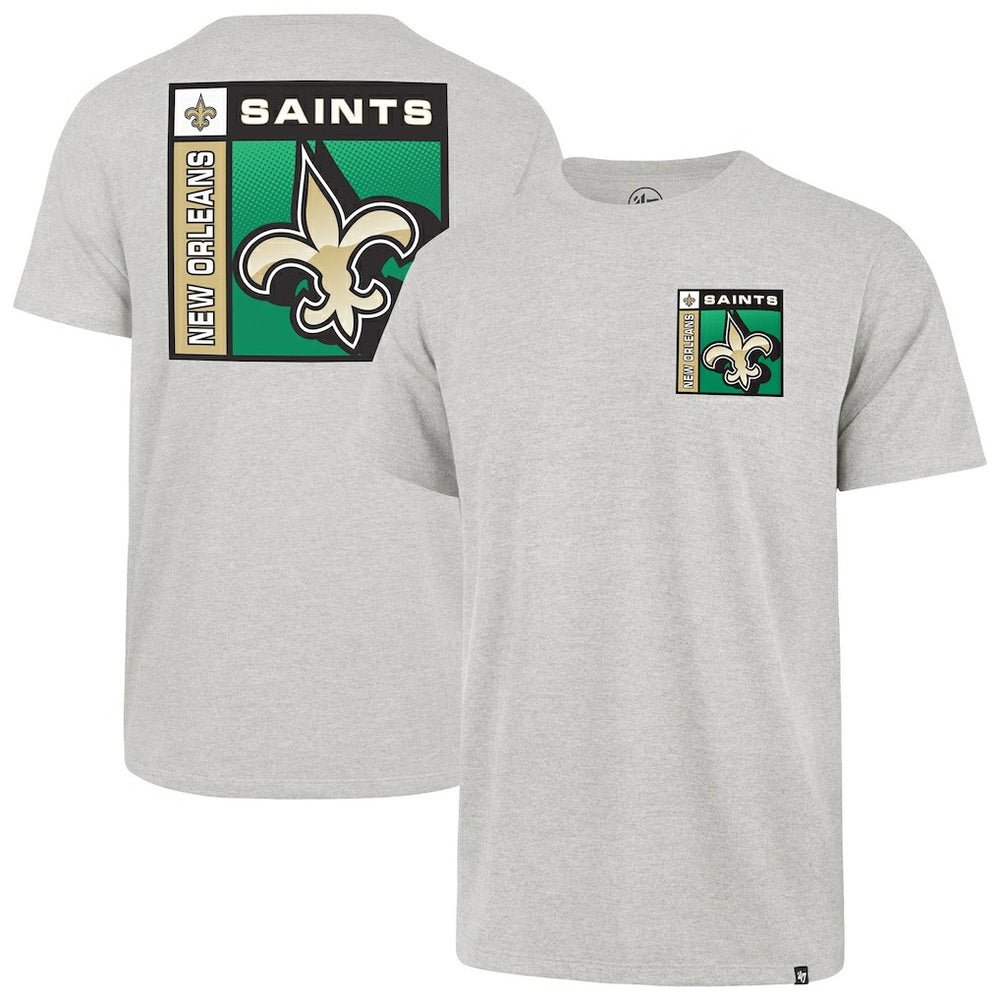 New Orleans Saints '47 Chrome Plate Franklin T-Shirt Gray - 47 brand