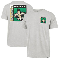 New Orleans Saints '47 Chrome Plate Franklin T-Shirt Gray - 47 brand