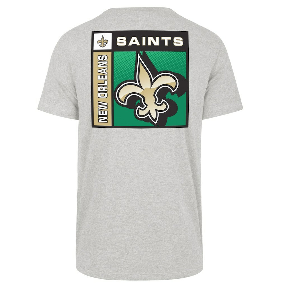 New Orleans Saints '47 Chrome Plate Franklin T-Shirt Gray - 47 brand