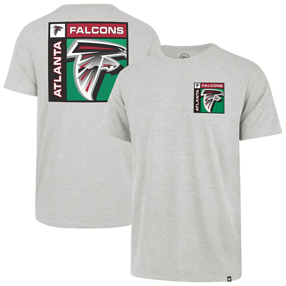 Atlanta Falcons '47 Chrome Plate Franklin T-Shirt Gray - 47 brand