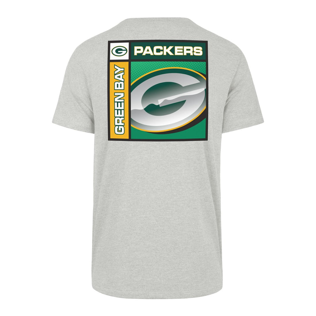 Green Bay Packers '47 Chrome Plate Franklin T-Shirt Gray - 47 brand