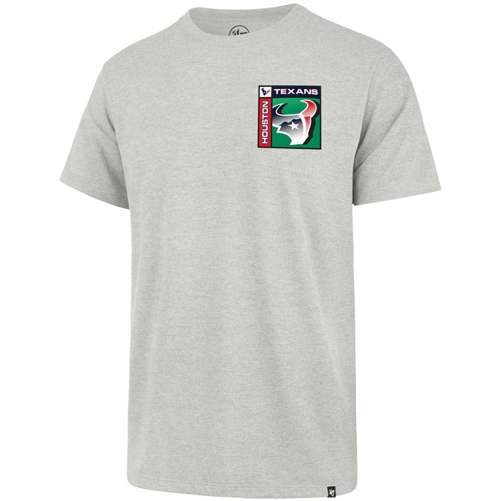 Houston Texans '47 Chrome Plate Franklin T-Shirt Gray - 47 brand