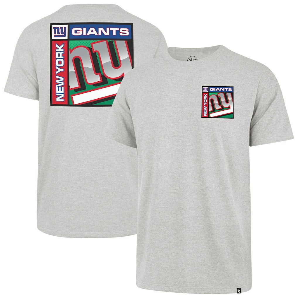 New York Giants '47 Chrome Plate Franklin T-Shirt Gray - 47 brand