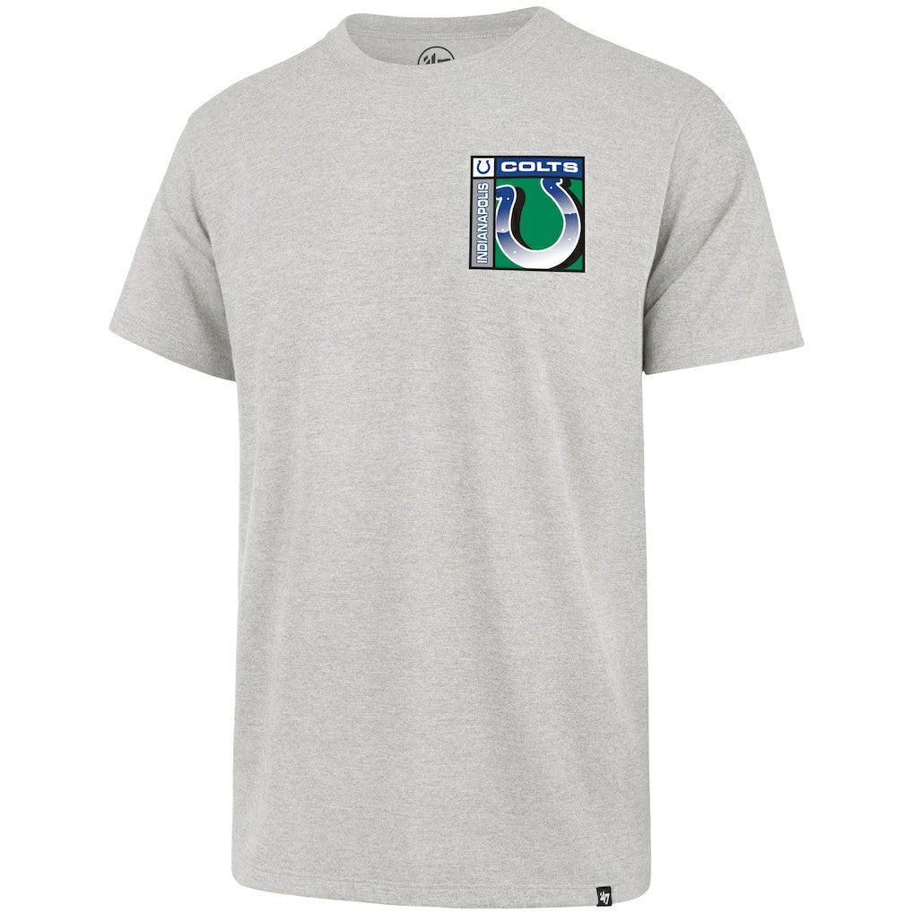 Indianapolis Colts '47 Chrome Plate Franklin T-Shirt Gray - 47 brand