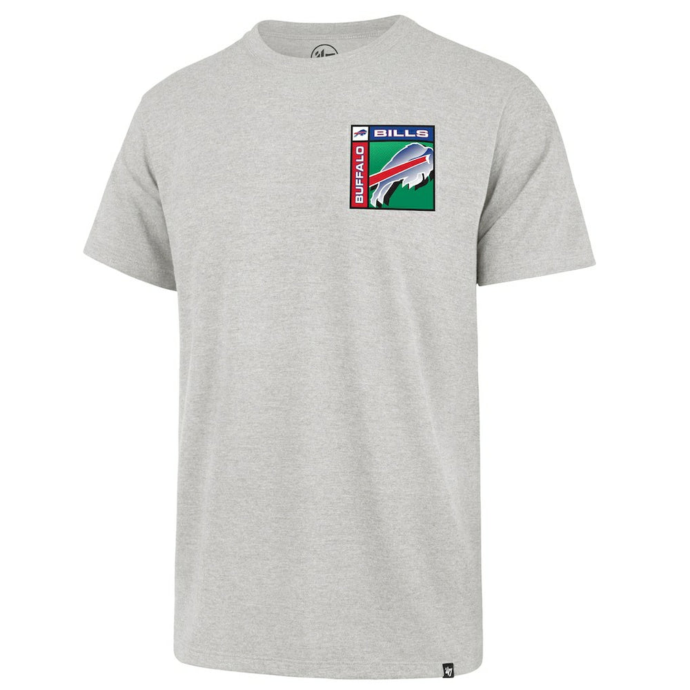 Buffalo Bills '47 Chrome Plate Franklin T-Shirt Gray - 47 brand