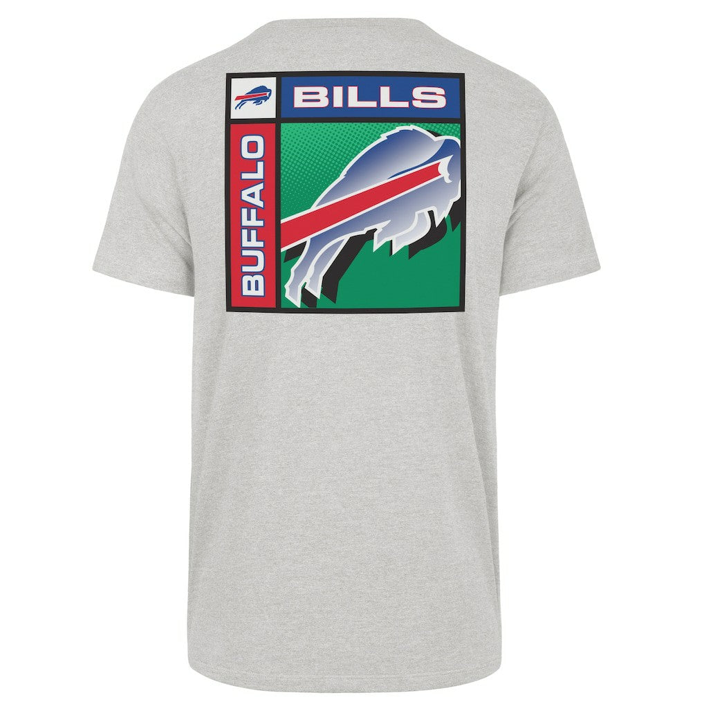 Buffalo Bills '47 Chrome Plate Franklin T-Shirt Gray - 47 brand