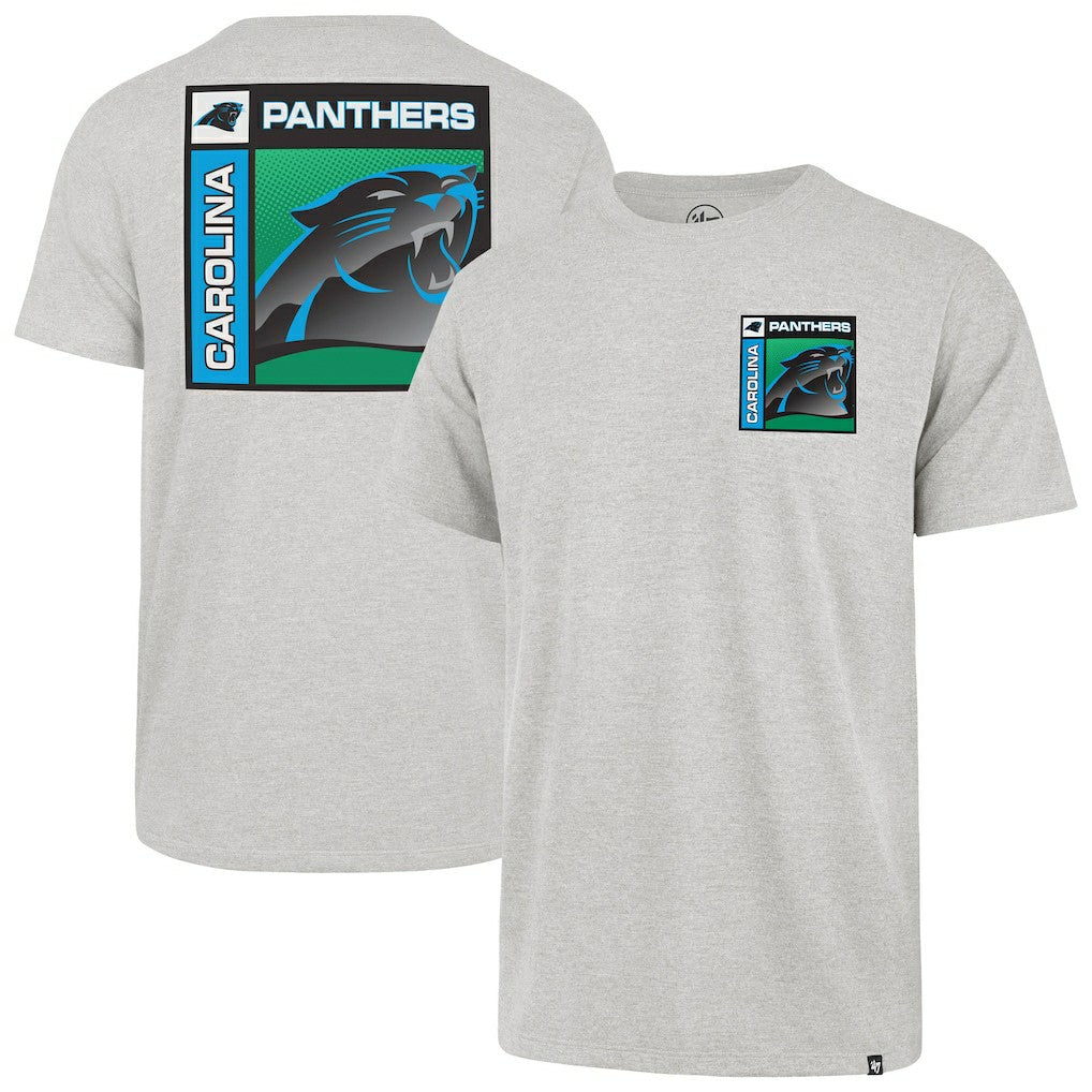 Carolina Panthers '47 Chrome Plate Franklin T-Shirt Gray - 47 brand