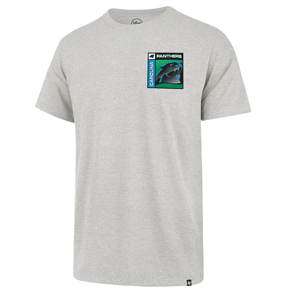 Carolina Panthers '47 Chrome Plate Franklin T-Shirt Gray - 47 brand
