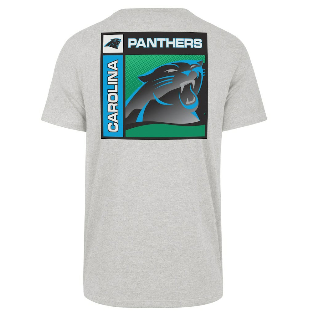 Carolina Panthers '47 Chrome Plate Franklin T-Shirt Gray - 47 brand