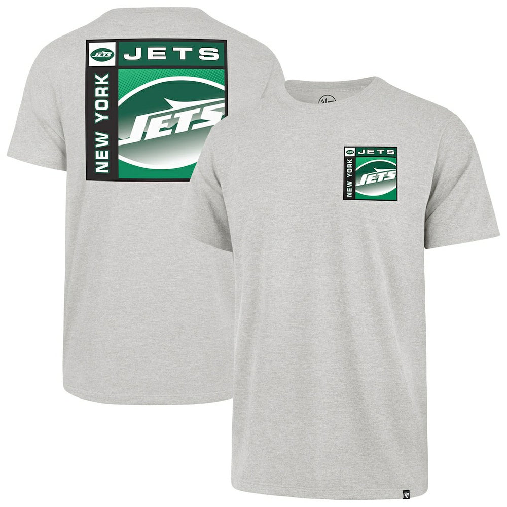 New York Jets '47 Chrome Plate Franklin T-Shirt Gray - 47 brand