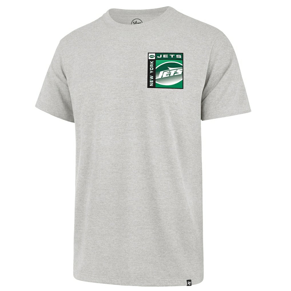 New York Jets '47 Chrome Plate Franklin T-Shirt Gray - 47 brand