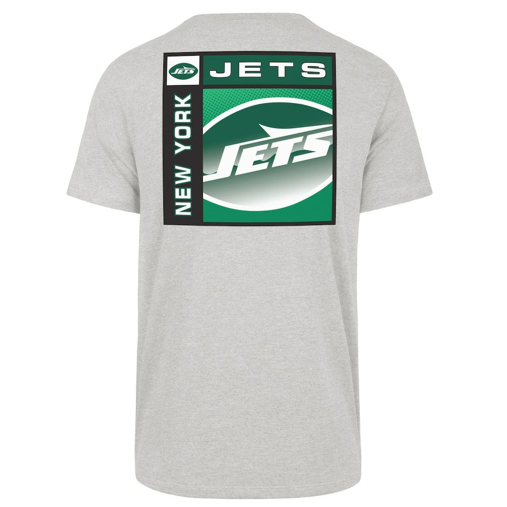 New York Jets '47 Chrome Plate Franklin T-Shirt Gray - 47 brand