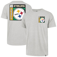 Pittsburgh Steelers '47 Chrome Plate Franklin T-Shirt Gray - 47 brand