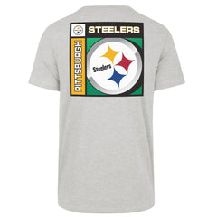 Pittsburgh Steelers '47 Chrome Plate Franklin T-Shirt Gray - 47 brand