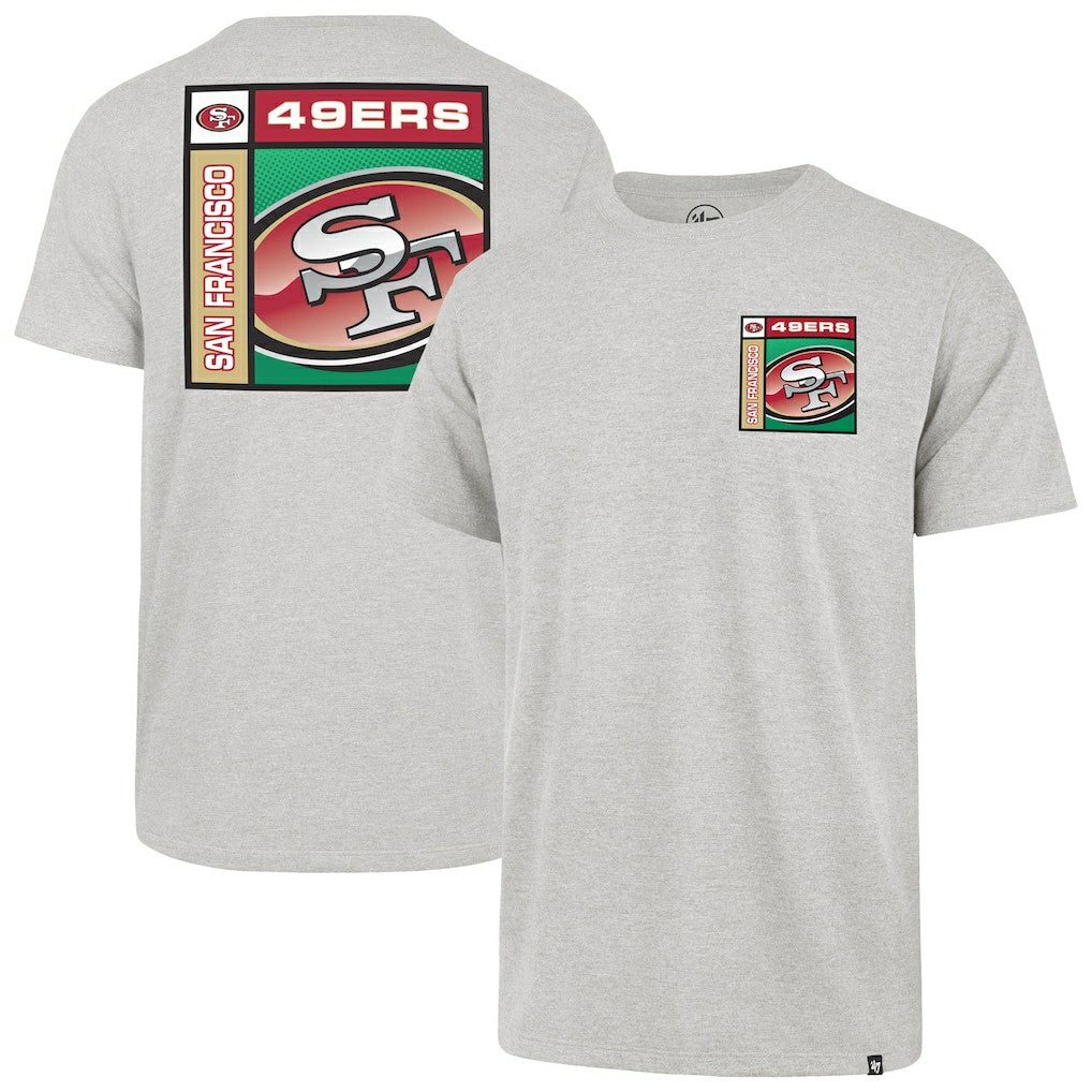 San Francisco 49ers '47 Chrome Plate Franklin T-Shirt Gray - 47 brand