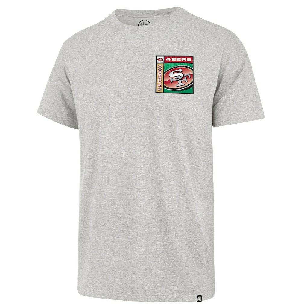 San Francisco 49ers '47 Chrome Plate Franklin T-Shirt Gray - 47 brand