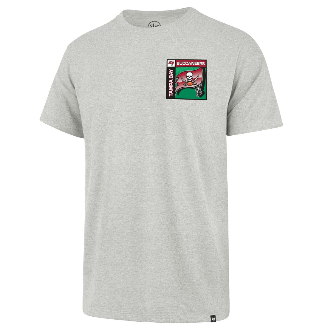 Tampa Bay Buccaneers '47 Chrome Plate Franklin T-Shirt Gray - 47 brand