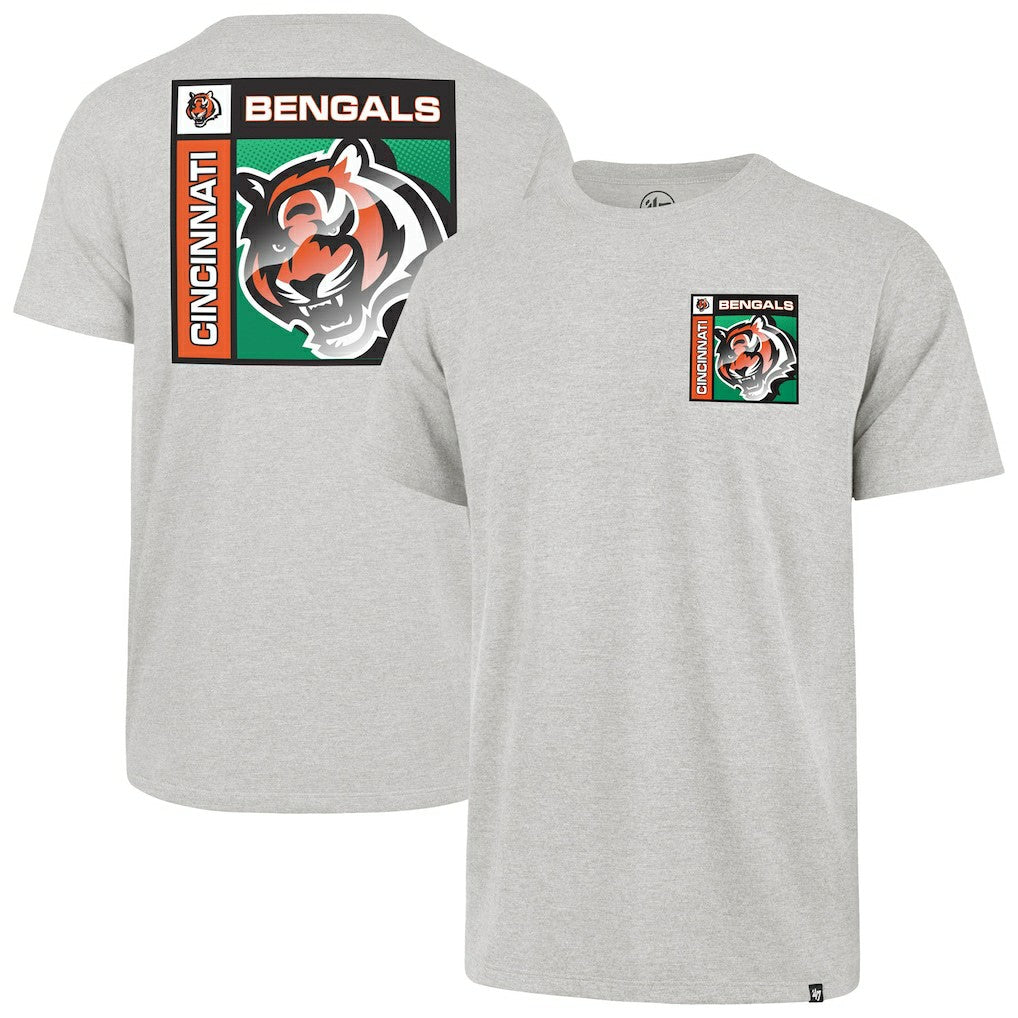 Cincinnati Bengals '47 Chrome Plate Franklin T-Shirt Gray - 47 brand