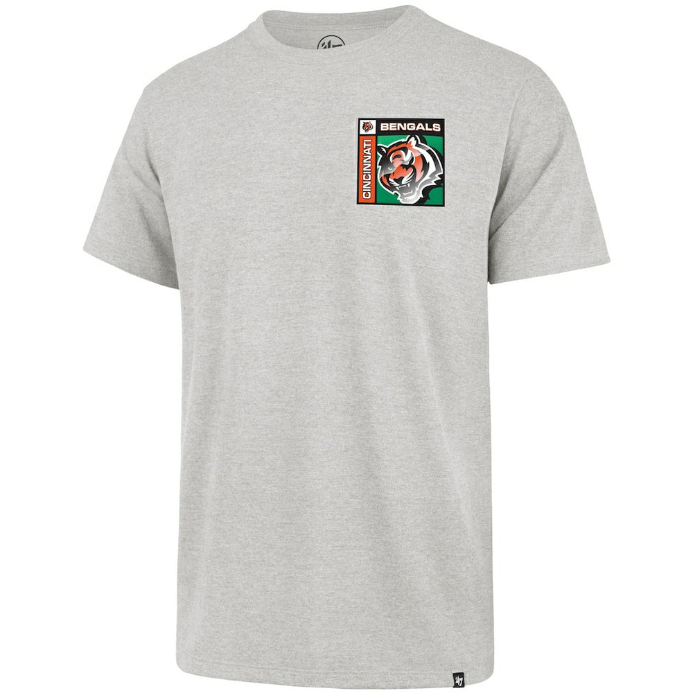 Cincinnati Bengals '47 Chrome Plate Franklin T-Shirt Gray - 47 brand